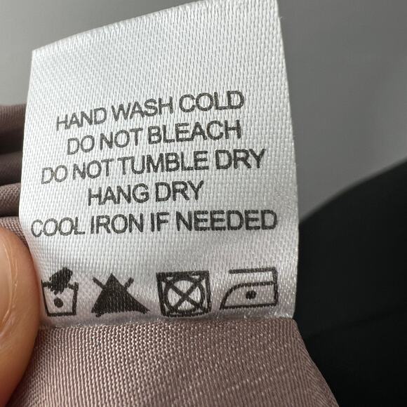 Lovers + Friends Brown Floyd Velvet Top Deep V-Neck Cropped Long Sleeve Size S - Picture 8 of 8